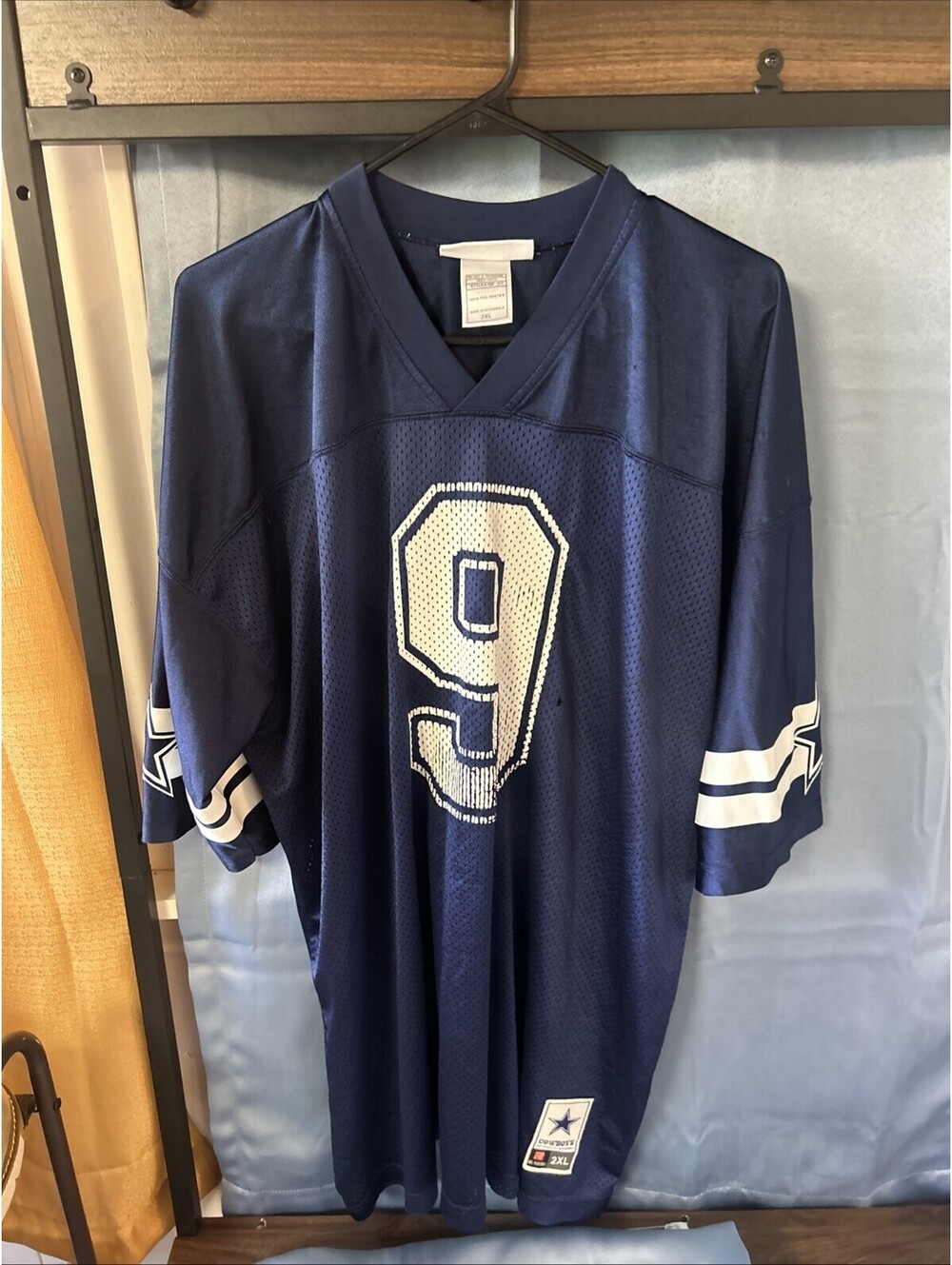 Tony Romo Jersey Dallas Cowboys Authentic Apparel Football Jersey XXL Blue